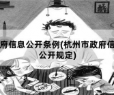 政府信息公开条例，杭州市政府信息公开规定