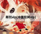期刊vip，中国知网vip