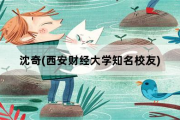 沈奇，西安财经大学知名校友