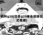 杭州g20，日本g20峰会迎接仪式视频