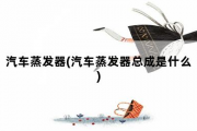 汽车蒸发器，汽车蒸发器总成是什么