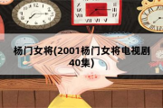 杨门女将，2001杨门女将电视剧40集