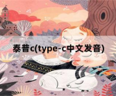 泰普c，type-c中文发音