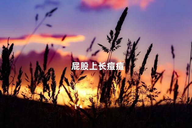 屁股上长痘痘