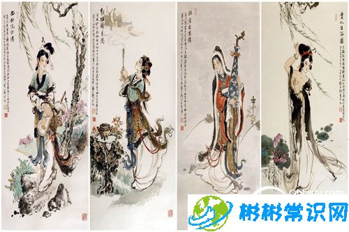 中国古代四大美女:沉鱼落雁闭月羞花分别指谁