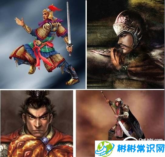 中国历史百大武将排名