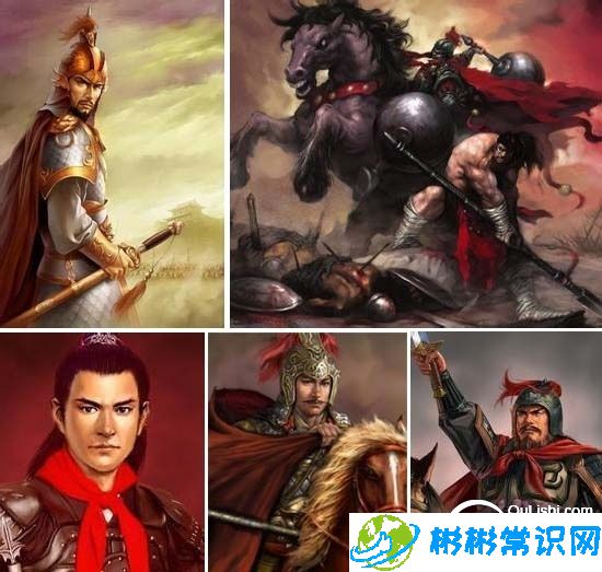 中国历史百大武将排名