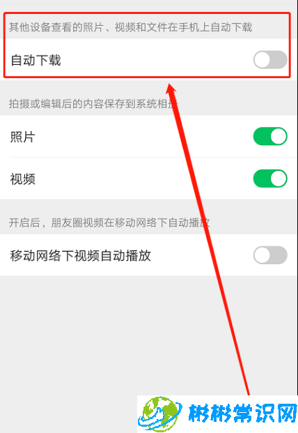 微信图片视频自动下载怎么关闭 关闭图片视频自动下载方法