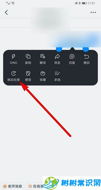 钉钉信息稍后处理怎么设置 信息稍后处理设置