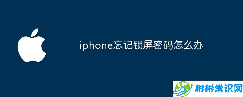 iphone忘记锁屏密码怎么办