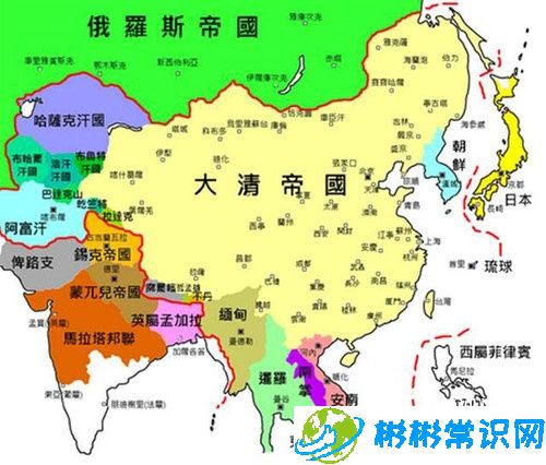 清朝有哪六大属国