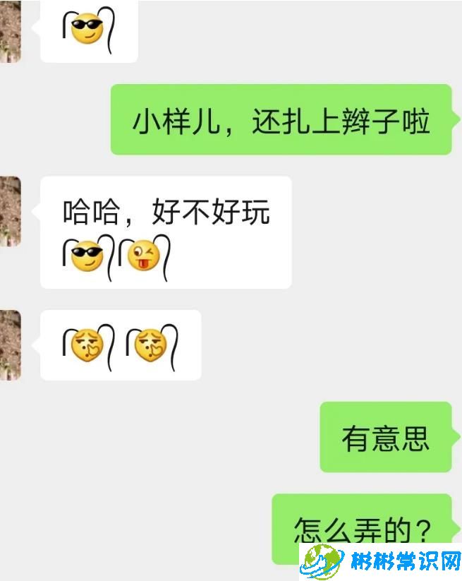 微信表情怎么加俩辫子 表情加辫子教程