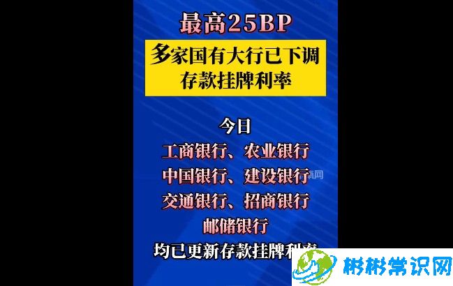 多家大行18日起再下调存款利率,大额存单已失优势