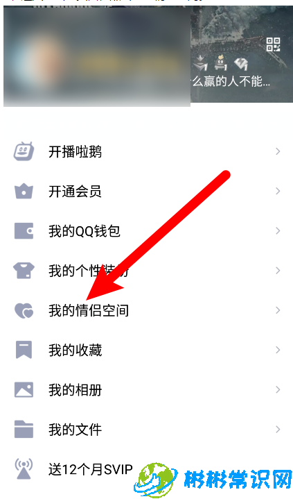 手机QQ在哪设置情侣空间查看权限