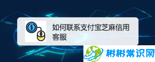 支付宝芝麻信用客服怎么联系_芝麻信用客服联系教程