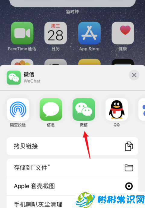 iphone怎么分享app