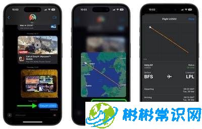 检测器,航班,信息卡,iphone