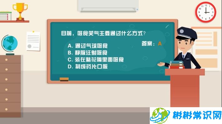 目前吸食笑气主要通过什么方式 青骄第二课堂课后习题答案推荐