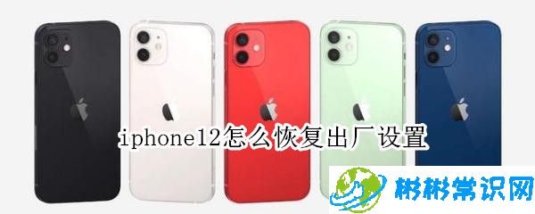 iphone12恢复出厂设置方法教程