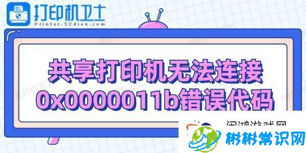 共享打印机无法连接0x0000011b错误代码：详细解决方案与修复步骤一网打尽