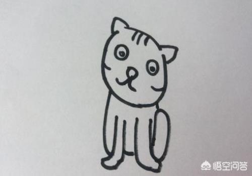 如何画简笔画之可爱小猫咪？(小猫怎么画简笔画)