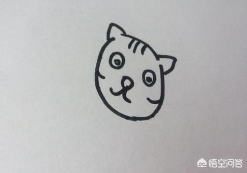 如何画简笔画之可爱小猫咪？(小猫怎么画简笔画)