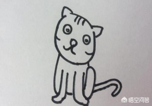 如何画简笔画之可爱小猫咪？(小猫怎么画简笔画)