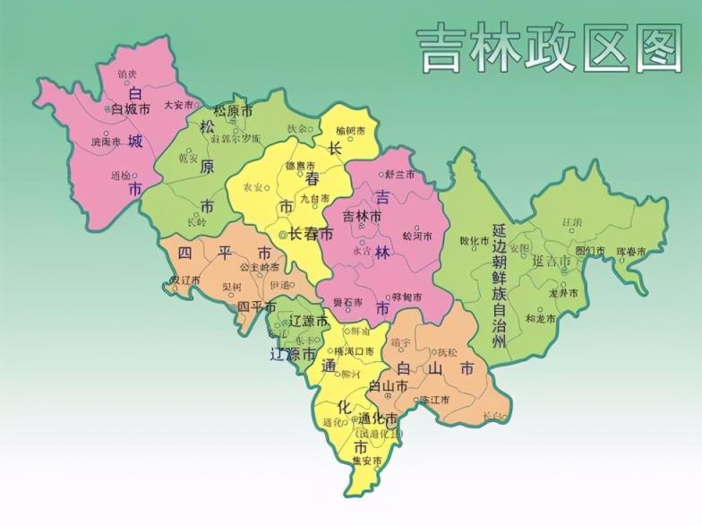 吉林属于哪个省份的城市（吉林是南方还是北方及地图位置）