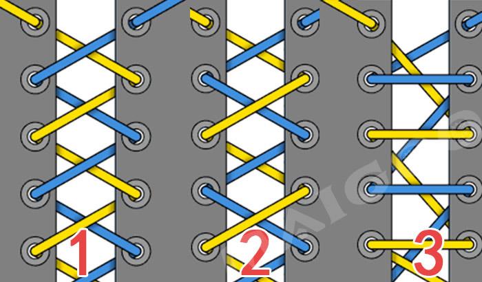 24种鞋带的系法图解(双排鞋带系法图解步骤)