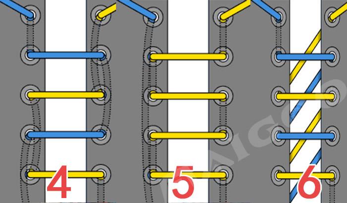 24种鞋带的系法图解(双排鞋带系法图解步骤)