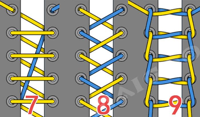 24种鞋带的系法图解(双排鞋带系法图解步骤)